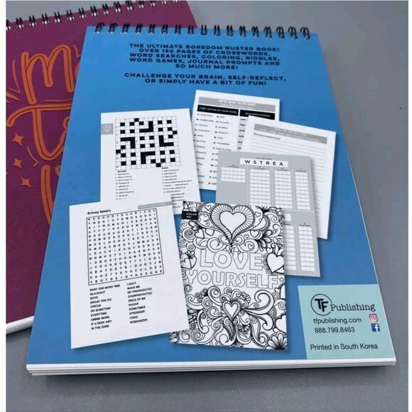 TFI Publishing Brain Teasers and Activity Books - Bundle Of 2 - Picture 4 of 5